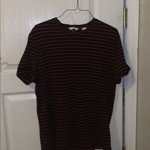 Comfortable red n black striped Calvin Klein shirt